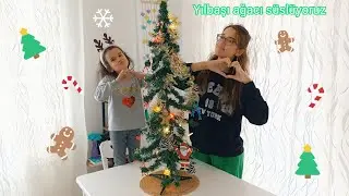 Yılbaşı Ağacı Süslüyoruz| Kozalak ve Şönil ile Yılbaşı Ağacı Süsleri Yaptık🎄 Eğlenceli Video