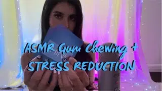 ASMR Gum Chewing - Trying to Reduce Your Stress with CBT Cards (Whispered)