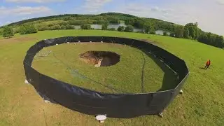 Big Sinkhole Appears Above HS2 Tunnels In Buckinghamshire