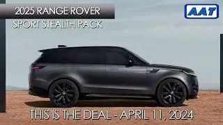 2025 Range Rover Sport Stealth Pack – This Is The Deal