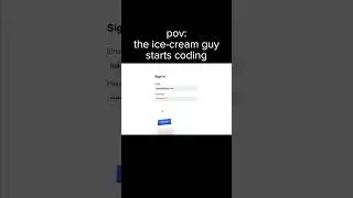 pov: the ice cream guy starts coding #shorts #coding #programming