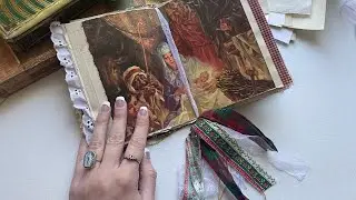 Make a Christmas Journal! Adding the pages