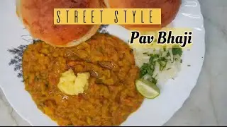 Street style-Maharashtra famous-everyone’s favourite-Zaykedar Pav Bhaji without food color..updated