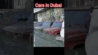 SUPER LUXURY CARS IN DUBAI FLOOD🇦🇪 #heavyrain #uaeweather #flood