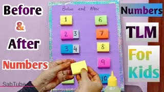 Maths TLM | Before and After Numbers | SabTube