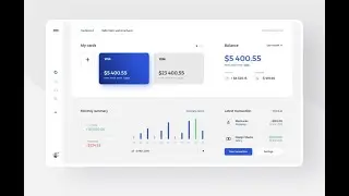 Banking App UI In JavaFx | Dashboard UI Design | Netbean and SceneBuilder