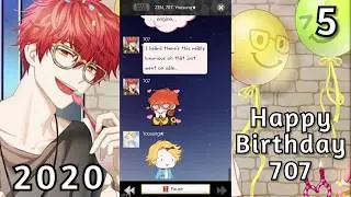ALL 707 BIRTHDAY CHATS【MYSTIC MESSENGER】