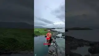 Hvammsick Hot Spring in Iceland is a must visit! #iceland #hotspring