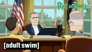 Rick And Morty | President Morty | Adult Swim UK 🇬🇧
