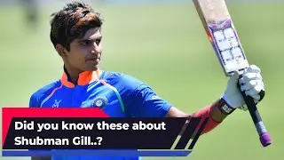 India vs Australia - Shubman Gill Debut | Interesting facts about Shubman Gill