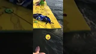 Try again, you almost success! Funny fail jump 