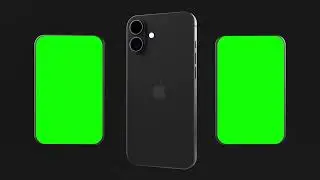 Iphone 16 3D Green Screen Animations Visual Effect Chroma Key