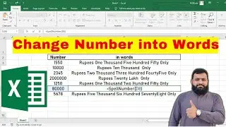 How to Convert Number into Words in MS Excel | Spell Number in Excel | MS Excel Tips & Tricks