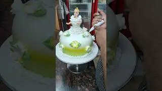Beautifull Doll Cake Design #shorts #short #shortsvideo #shortsfeed