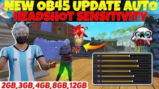 Free Fire New Auto Headshot Sensitivity 💀 Free Fire Max Headshot Sensitivity| New Hacker sensitivity