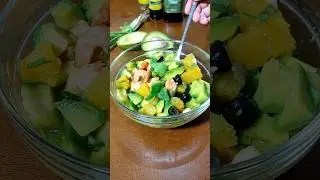 Avocado Shrimp Salad #healthyrecipes #salad