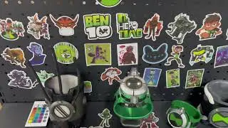 Ben 10 Omnitrix Stickerrs 50 Pcs