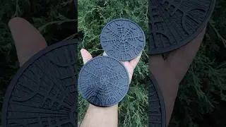 Напечатал на 3д принтере рунические знаки #3дпечать