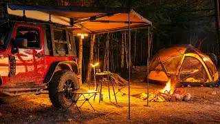 Camping With Dome Tent Overland Jeep Adventure - Part 2