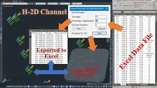 How Import Point Data With Description From Excel Data File Very Easy and Fast
