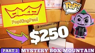 $250 Pop King Paul Funko Pop Mystery Box | Mystery Box Mountain Part Three | 