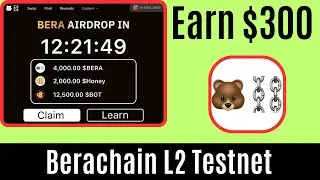 Berachain L2 Testnet Airdrop || Pretzel Testnet Earn $300 || Berachain New Testnet Airdrop ||