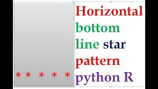 p20 python custom pattern program how to write prgram to write the star pattern
