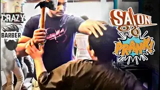 Salon prank | crazy Barber | prank in India 2017 | prank by Ashif