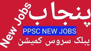 پنجاب پبلک سروس کمیشن نیو جابز   PPSC  NEW JOBS