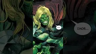 Thor becomes Hulk #shorts #marvelcomics #hulk #thor