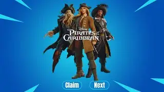 Fortnite The Pirates of the Caribbean sea item shop + all bundles!!