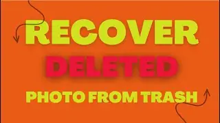 Recover a deleted photo from recycle bin!