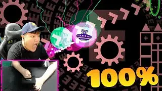 RUSH E 100% with the BIG ENTER KEY! | Geometry Dash