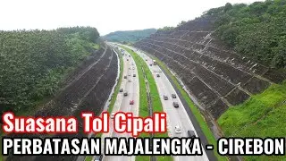 Pantauan Arus Mudik Tol Cipali Batu Bleneng Cirebon, Jum'at, 21 April 2023 (Drone)