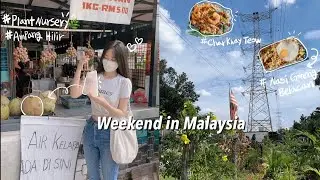 Eng)Korean Try Char Kuey Teow & Nasi Goreng Belacan l Ampang Hilir l Tour of Plant Nursery in KL