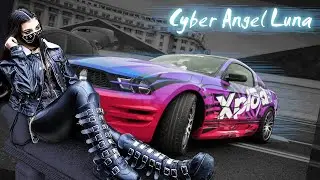 Cyber Angel Luna ☣️ industrial dance 🎵 music by Diversant 13