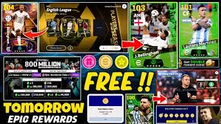What Is Coming On Tomorrow & Next Monday | eFootball 2024 Mobile | Free Epic Bonus & Free Coins