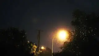 Relaxing Thunder and Rain in City  On Background sound of Arriving Trains 1 Hour 23 seconds