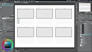 Ein Storyboard Template mit Clip Studio Paint EX 08