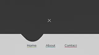 CSS Gooey Menu Animation HTML and CSS Only..