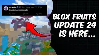 Blox Fruits NEW UPDATE 24 Releasing! Finally New Leak & Dragon Reworks...
