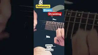 Pentatonic Bluesy Guitar Shredding Licks! (Slash, Page, Hammett, Angus Young)