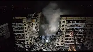 Today Russia committed another terrorist attack. In Dnieper, a building with people was destroyed.