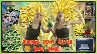 Building DBS Super Saiyan Broly Model & Opening DBS Fusion World/Power Absorbed Cards! Part 2