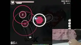 Bro plays osu in a chair