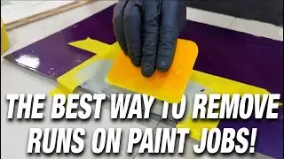 The Art of Removing Runs - How to remove Runs in your Paint? 