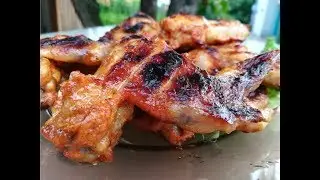 Кисло-сладкий маринад для крылышек - Sweet and sour sauce for wings.