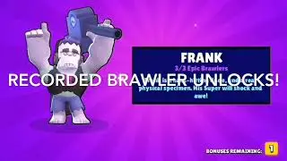 Caught on camera Brawler Unlocks! | Brawl Stars