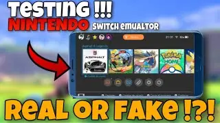 Testing new Nintendo switch emulator on android !! | Is it real or fake ? | Android Master