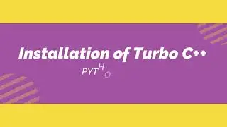 How to download & Install Turbo C/C++ in windows #TurboC++ #CCompiler #installationofC #minGW #GCC